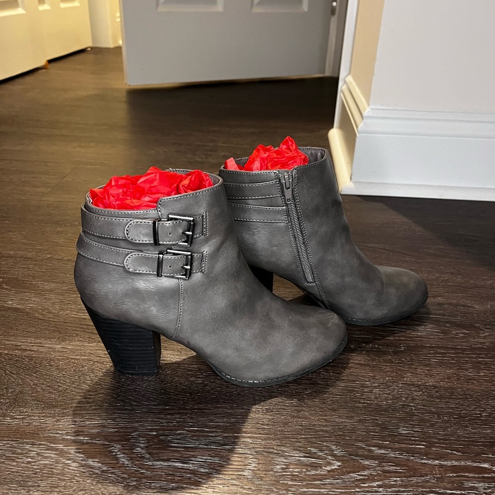3in leather boots